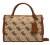 Guess HWJG9755070-LTL Γυναικεία Τσάντα Χειρός / Ώμου Tote με Μονόγραμμα Ανοιχτό Καφέ
