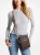 Michael Kors Jet Set Travel Γυναικεία Τσάντα Χιαστί 35F1GTVC2B-200 Καφέ