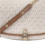 Michael Kors Γυναικεία Τσάντα Ώμου 35T5GIMM8B-150 Vanilla, Coated Canvas με Monogram, 26x15x6cm