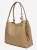 Michael Kors Christina Large Triple Gusset Γυναικεία Τσάντα Ώμου Δερμάτινη Camel 35T5G8WE6L-222