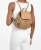 Michael Kors Merritt Small Signature Logo Cargo Γυναικείο Backpack 35S6G0WB1O-222, Καφέ/Camel