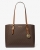Michael Kors Charlotte Large 3-in-1 Γυναικεία Τσάντα Ώμου Signature Logo Καφέ 35F3GCFT9T-847