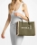 Michael Kors Mirella Medium Γυναικεία Τσάντα Ώμου Tote από Φυσικό Suede με Γούνα, Λαδί 35F5S7ZT2S-310