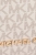 Michael Kors Christina Large Γυναικεία Τσάντα Ώμου Signature Logo 35T5G8WE6B-150 Vanilla