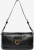 Pinko Love Bag Click Soft Horizontal Handle Γυναικεία Δερμάτινη Τσάντα Χειρός/Ώμου Μαύρη με Παλαιωμένα Χρυσά Στοιχεία 106178A315-Z99Q