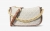 Michael Kors Carmela Small Γυναικεία Τσάντα Χιαστί 35F4G1QC1B-150 Vanilla με Logo & Χρυσές Λεπτομέρειες