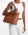 Michael Kors Charlotte Large Γυναικεία Τσάντα Ώμου Tote 3-in-1 από Saffiano Δέρμα Luggage 35R3GCFT3T-230