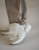 Pinko Gem 11 SS0143P143-ZK9 Γυναικεία Sneakers Μπεζ/Cream με Suede και Δερμάτινες Λεπτομέρειες