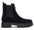 Guess Γυναικεία Μποτάκια Chelsea FLTF2DSUE10-BLACK Μαύρα από Φυσικό Δέρμα Suede με Λάστιχο και Χοντρή Σόλα