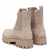 Guess Γυναικεία Chelsea Μποτάκια FLTF2DSUE10-GREY από Φυσικό Δέρμα Suede Ανοιχτό Μπεζ με Chunky Σόλα
