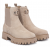 Guess Γυναικεία Chelsea Μποτάκια FLTF2DSUE10-GREY από Φυσικό Δέρμα Suede Ανοιχτό Μπεζ με Chunky Σόλα