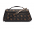 Guess Emelie Logo HWGP9928190-ESL Γυναικεία Τσάντα Ταχυδρόμου Σκούρο Καφέ με Μονόγραμμα