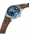 Timberland Trumbull TDWGB0041005 Ανδρικό Ρολόι Quartz 45mm με Μπλε Καντράν και Καφέ Δερμάτινο Λουρί