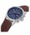 Timberland Campton TDWGF0055401 Ανδρικό Ρολόι Quartz 44mm με Καφέ Δερμάτινο Λουρί και Μπλε Καντράν