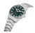 Timberland Birch Road TDWGH0083105 Ανδρικό Ρολόι Quartz 45mm με Ασημί Μπρασελέ και Πράσινο Καντράν