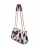 alentino Γυναικεία Τσάντα Ώμου VBSA9D02COW-F96 Κρεμ/Καφέ με Animal Print