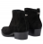 Guess Γυναικεία Μποτάκια Cowboy FLTWYISUE10-BLACK Μαύρα, Suede, Μυτερή Μύτη, Τακούνι 4,5 cm