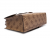 Guess Kiera TWOB9732024-LTL Γυναικεία Τσάντα Shopper Ανοιχτό Καφέ με Μονόγραμμα, 43x28x15 cm