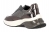 Pinko Ariel 19 Γυναικεία Sneakers SS0097T041-KZ7 Γκρι από Δέρμα & Ύφασμα με Καπιτονέ Σχέδιο