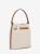 Michael Kors Carson Medium Signature Logo Convertible Bucket Crossbody Bag 35R6G2ZS6B-0150 Vanilla