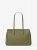 Michael Kors Laila Medium Leather Tote 30S5G9IT2L-6786 Γυναικεία Τσάντα Ώμου Δερμάτινη Safari Green