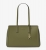 Michael Kors Laila Medium Leather Tote 30S5G9IT2L-6786 Γυναικεία Τσάντα Ώμου Δερμάτινη Safari Green