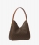 Michael Kors Nayla Small Signature Logo Hobo Shoulder Bag 35F6G5ZH1B-0200 Καφέ Γυναικεία Τσάντα Ώμου