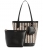Guess HWWG9204220-BLACK MULTI Γυναικεία Τσάντα Χειρός Μαύρη