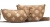 Guess HWPG9314710 taupe logo Γυναικεία Τσάντα Ώμου Καφέ