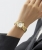 Guess GW0930L2 Γυναικείο Ρολόι με Χρυσό Μεταλλικό Μπρασελέ