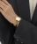 Guess GW0930L2 Γυναικείο Ρολόι με Χρυσό Μεταλλικό Μπρασελέ