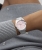 Guess GW0934L1 Γυναικείο Ρολόι με Ροζ Μεταλλικό Μπρασελέ