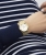 Guess GW0934L2 Γυναικείο Ρολόι με Χρυσό Μεταλλικό Μπρασελέ