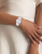 Calvin Klein 25100079 Γυναικείο Ρολόι 32mm Μπαταρίας με Ασημί Μεταλλικό Μπρασελέ