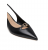 Guess FLTJESLEA05-BLACK Jessah Black Γυναικείες Δερμάτινες Γόβες Slingback Μαύρες