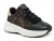 Guess Luckei Κωδικός: FLPLUCFAL12-BLKBR BRASS Γυναικεία Sneakers Μαύρα με Brass Λεπτομέρειες, Αντιολισθητική Σόλα