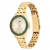 Γυναικείο Ρολόι Tommy Hilfiger Jade 1782892, Quartz, 30mm, Επιχρυσωμένο Ανοξείδωτο Μπρασελέ Χρυσό, Πλαίσιο Χρυσό/Πράσινο, Ασημί Καντράν, 3 ATM