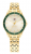 Γυναικείο Ρολόι Tommy Hilfiger Jade 1782892, Quartz, 30mm, Επιχρυσωμένο Ανοξείδωτο Μπρασελέ Χρυσό, Πλαίσιο Χρυσό/Πράσινο, Ασημί Καντράν, 3 ATM