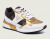 Γυναικεία Sneakers Guess FLFMICFAL12-BEIBR Mickay, Λευκό/Καφέ, Running Style, 4G Logo, Platform 4.7 cm, Με Κορδόνια