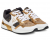 Γυναικεία Sneakers Guess FLFMICFAL12-BEIBR Mickay, Λευκό/Καφέ, Running Style, 4G Logo, Platform 4.7 cm, Με Κορδόνια