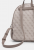 Guess Manhattan HWSG7118330-TAUPE Γυναικείο Σακίδιο Πλάτης, Μπεζ, Οικολογικό Δέρμα, Διπλό Φερμουάρ