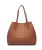Guess Sandria HWWG8418230-CAR Γυναικεία Τσάντα Tote, Καραμέλα, Οικολογικό Δέρμα, Κλείσιμο με Φερμουάρ
